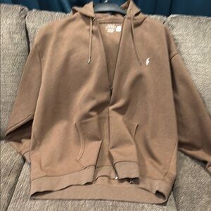 Polo by Ralph Lauren Brown Hoodie Sweater